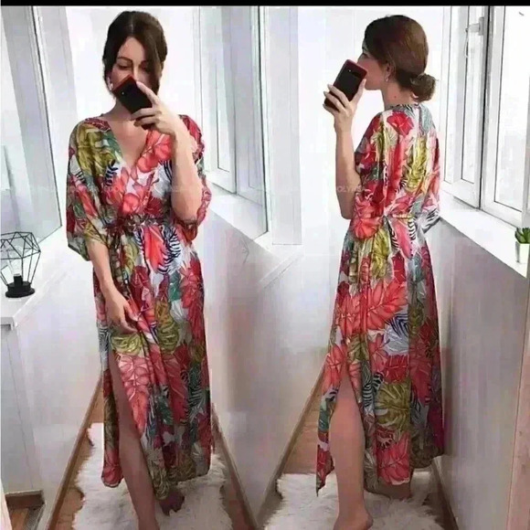 NEW BOHEMIAN VINTAGE SUMMER DRESS - Picture 13 of 14